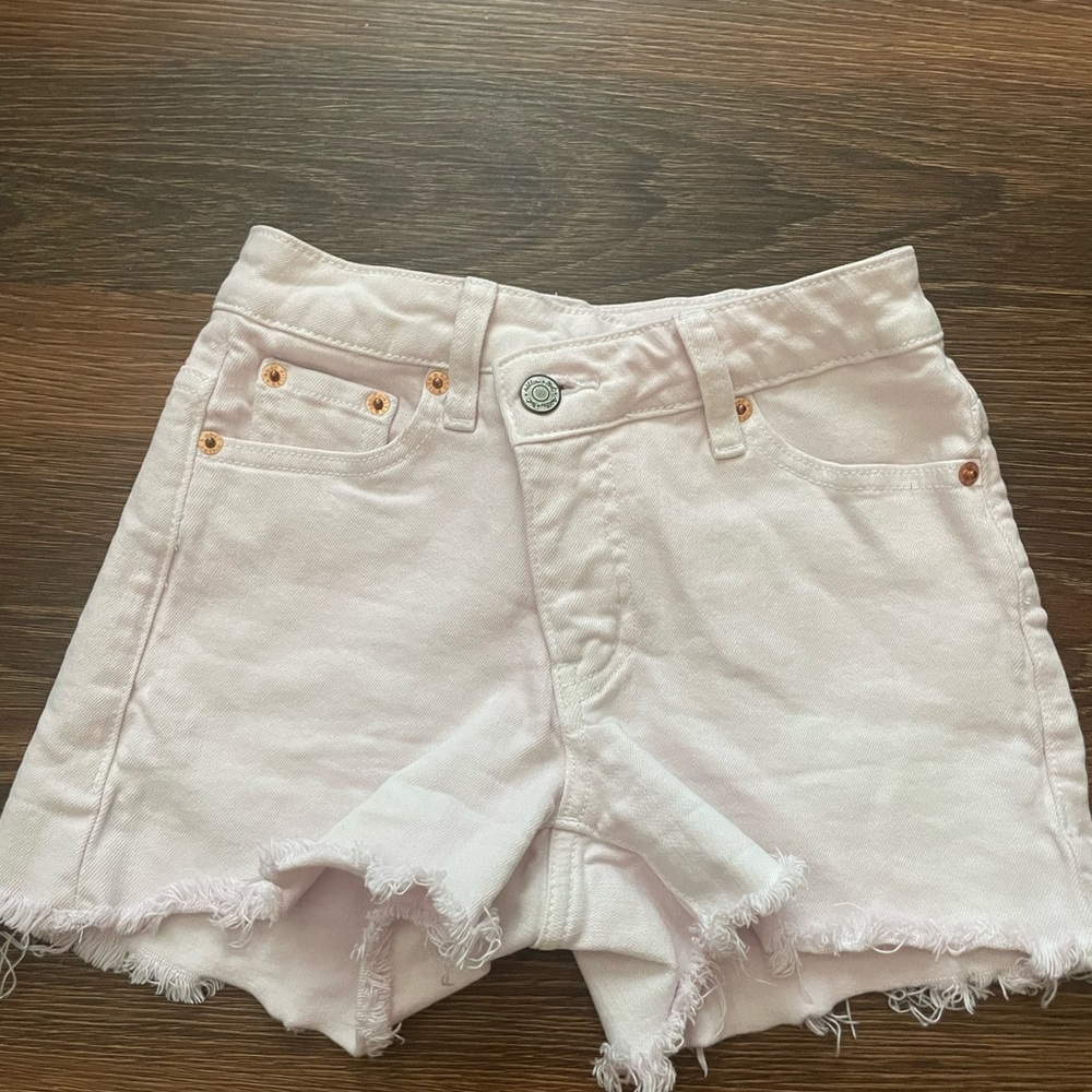 Women's Light pink Jean shorts